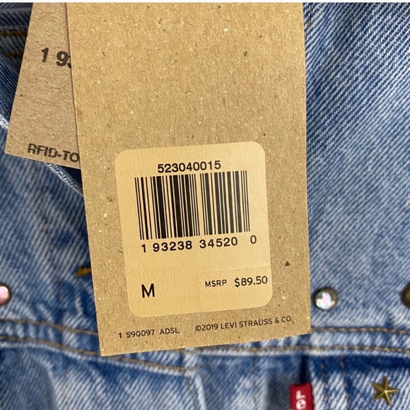 Levi’s Reach for the Sky Baggy Trucker Jacket sz M - Picture 3 of 9